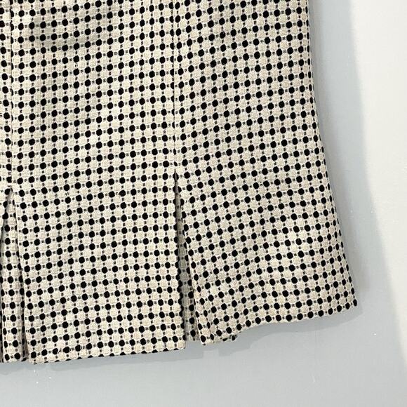 Ann Taylor Loft Polka Dot Pleated Pencil Skirt Size 6 Petite NWOT - Picture 5 of 12